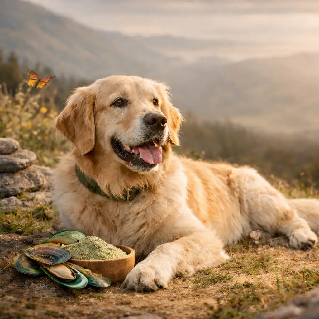 Confort articulaire : comment la moule verte aide votre chien à retrouver sa mobilité