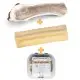 Pack mastication gourmand : 1 bois de tranché + 1 fromage + 1 barquette de peaux de poisson