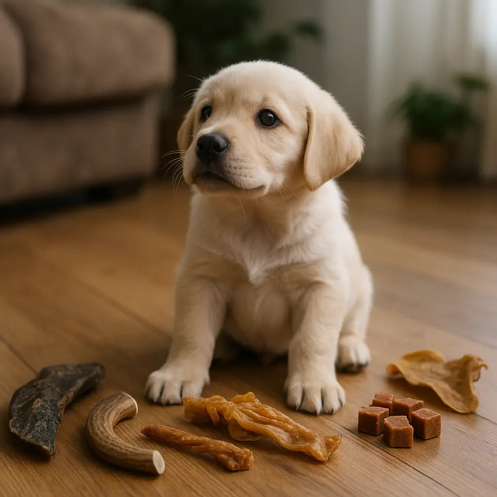À quel âge peut-on commencer à donner des friandises à un chiot ?