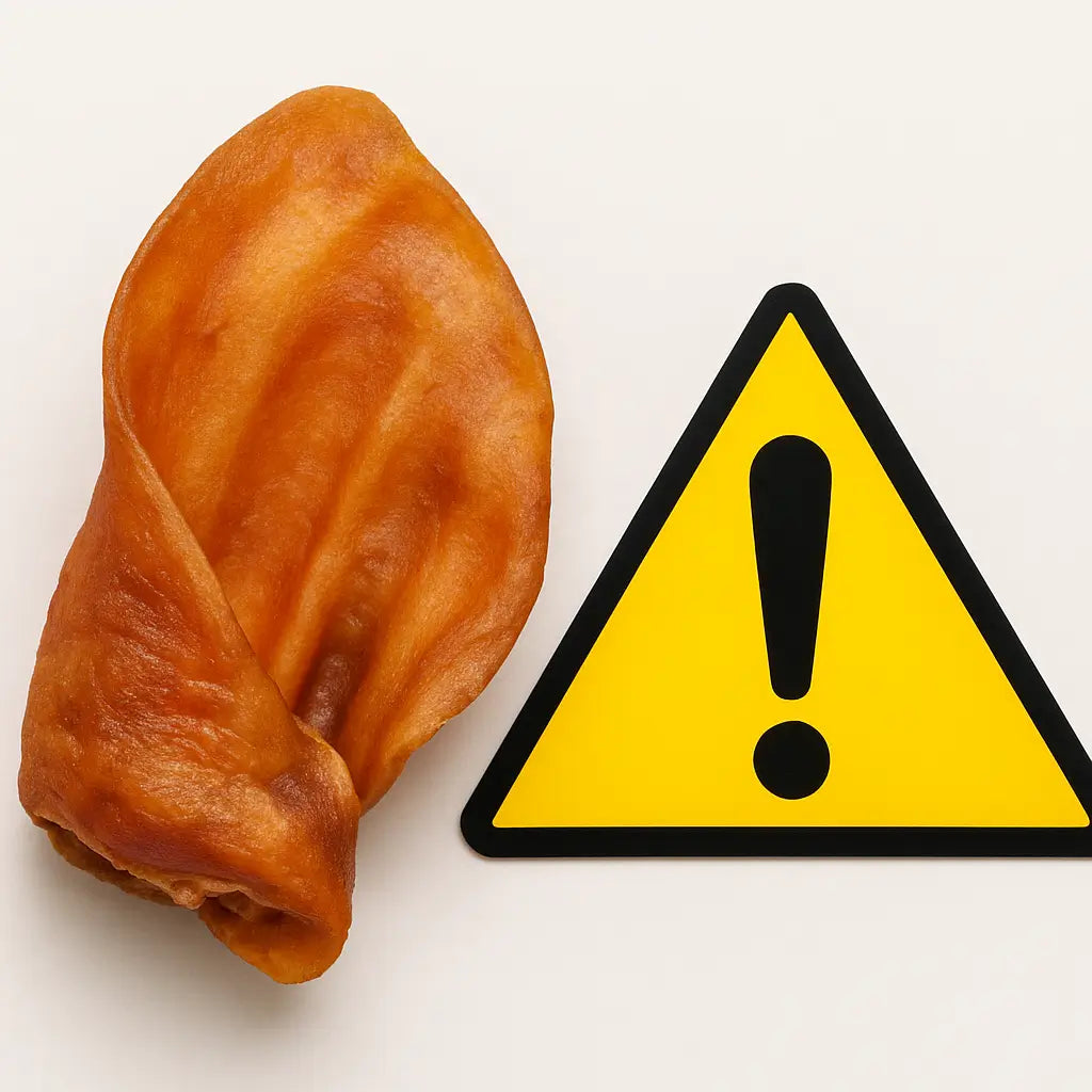 Oreille de porc : quels sont les dangers pour le chien ?