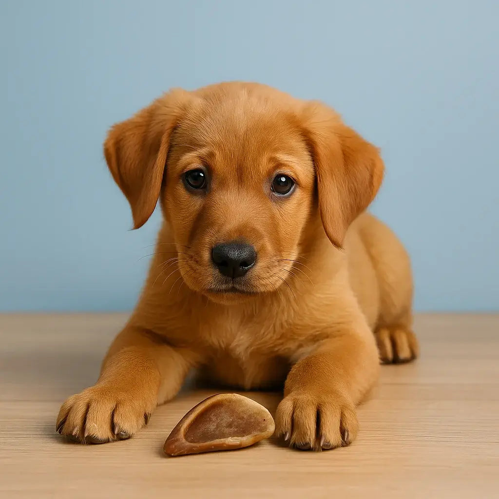 Peut-on donner un sabot de veau à un chiot ?  Oui, mais pas à n’importe quel âge ni dans n’importe quelle condition. Le sabot de veau est une friandise très dure, conçue pour les chiens avec une bonne mâchoire. Pour un chiot, il faut être plus vigilant.