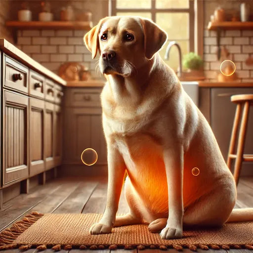 le ventre de mon chien gargouille la nuit