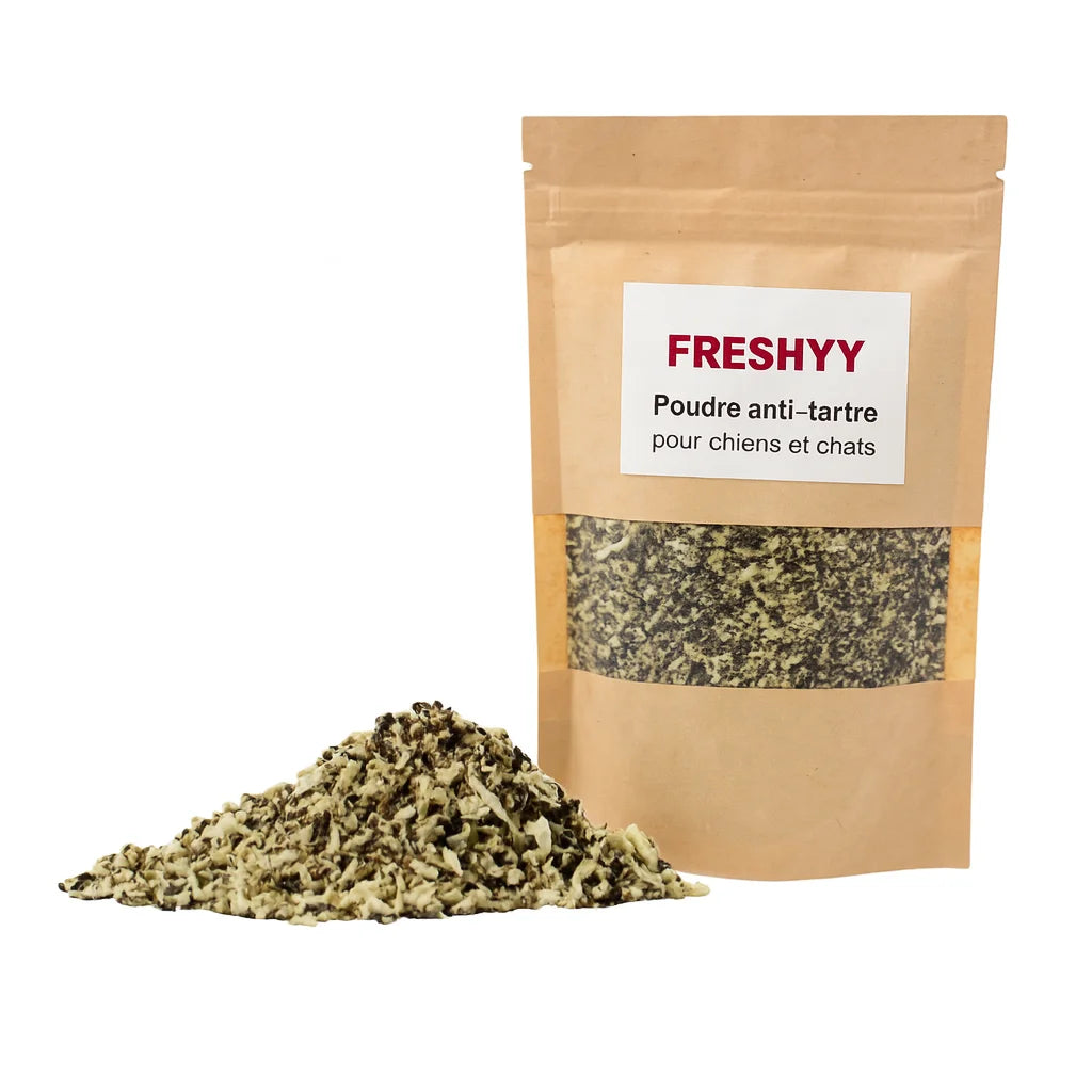 poudre anti tartre pour chien et chat