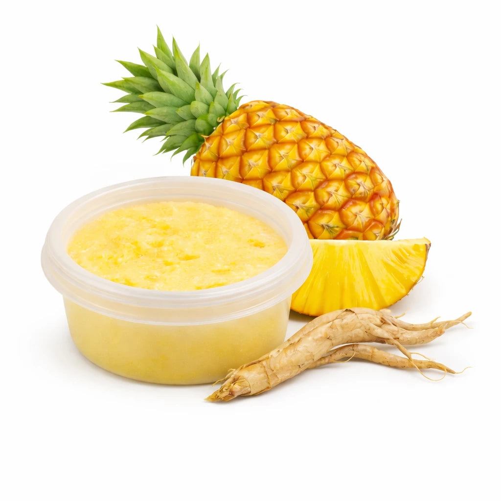 glace pour chien ananas et ginseng