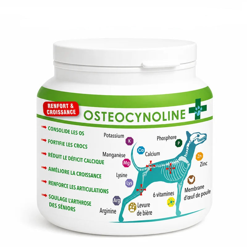 Osteocynoline - complément croissance & articulations pour chien