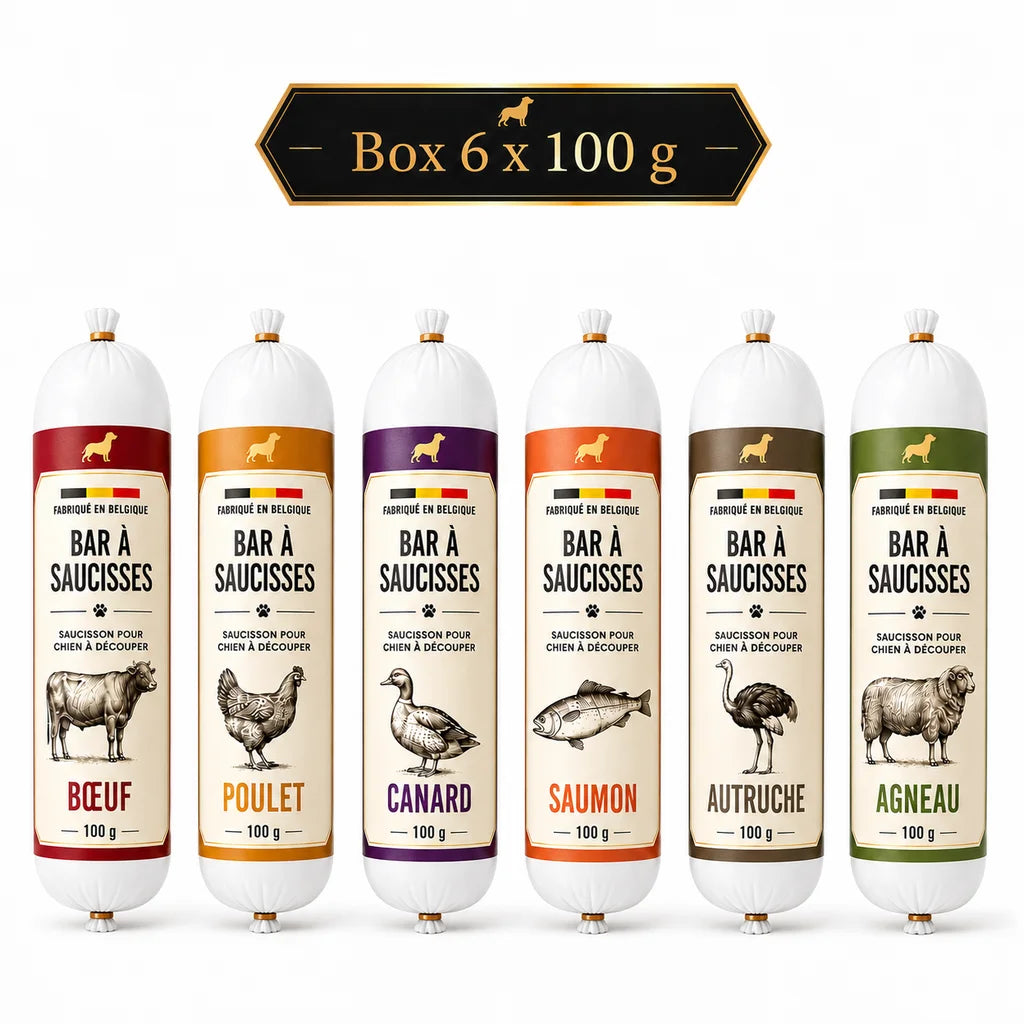 Box saucissons pour chien à découper - 6 recettes