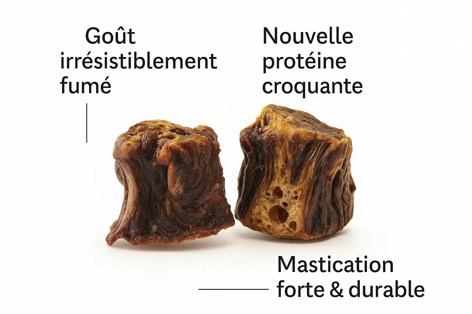 Cou d'autruche coupé pour chien