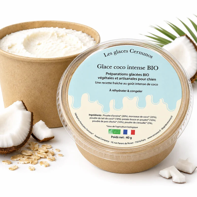 Glaces BIO pour chien Cernunos