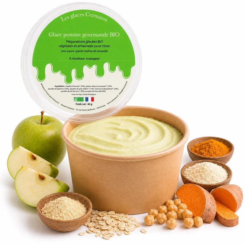 Glaces BIO pour chien Cernunos