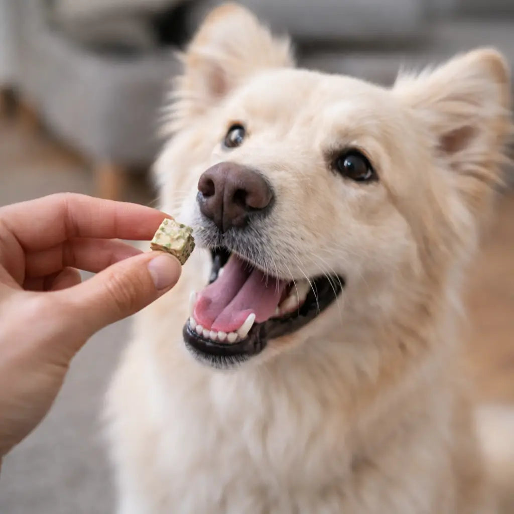 Kiwi Walker - Friandises lyophilisées poulet, épinards & carottes