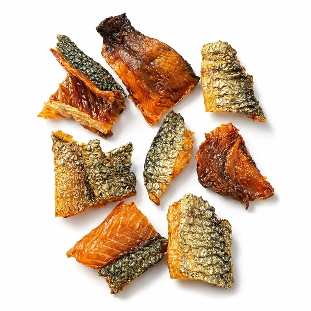 Morceaux de saumon tendre pour chien et chat