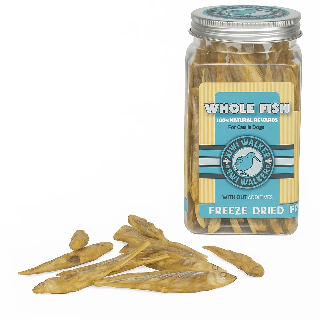 Friandises lyophilisées pour chien 100% poisson entier