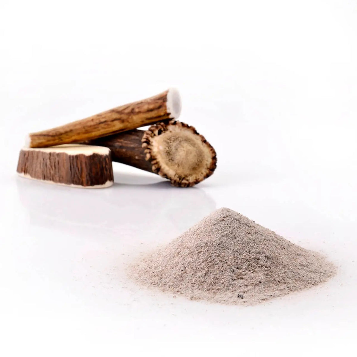 Poudre de bois de cerf pour chien