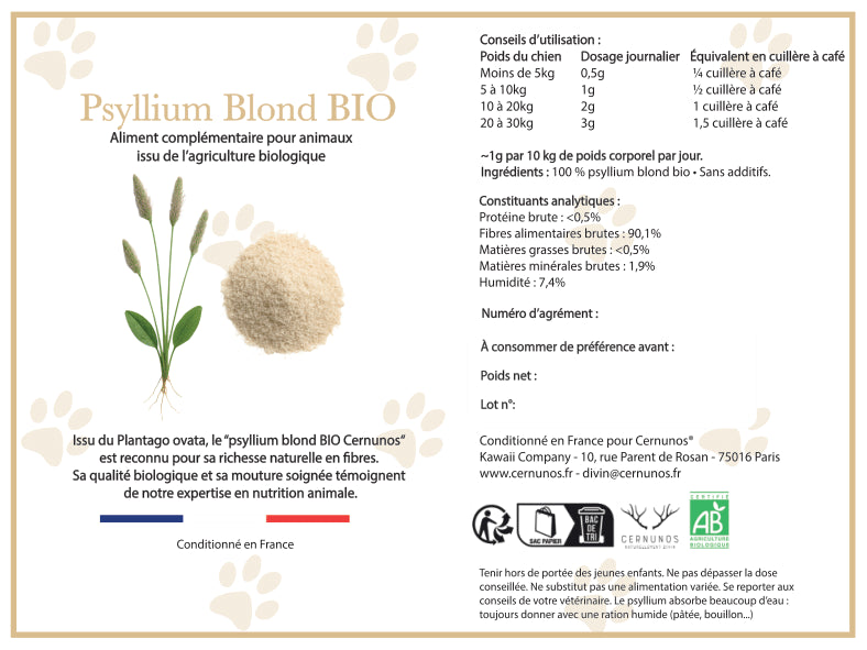 Psyllium blond BIO