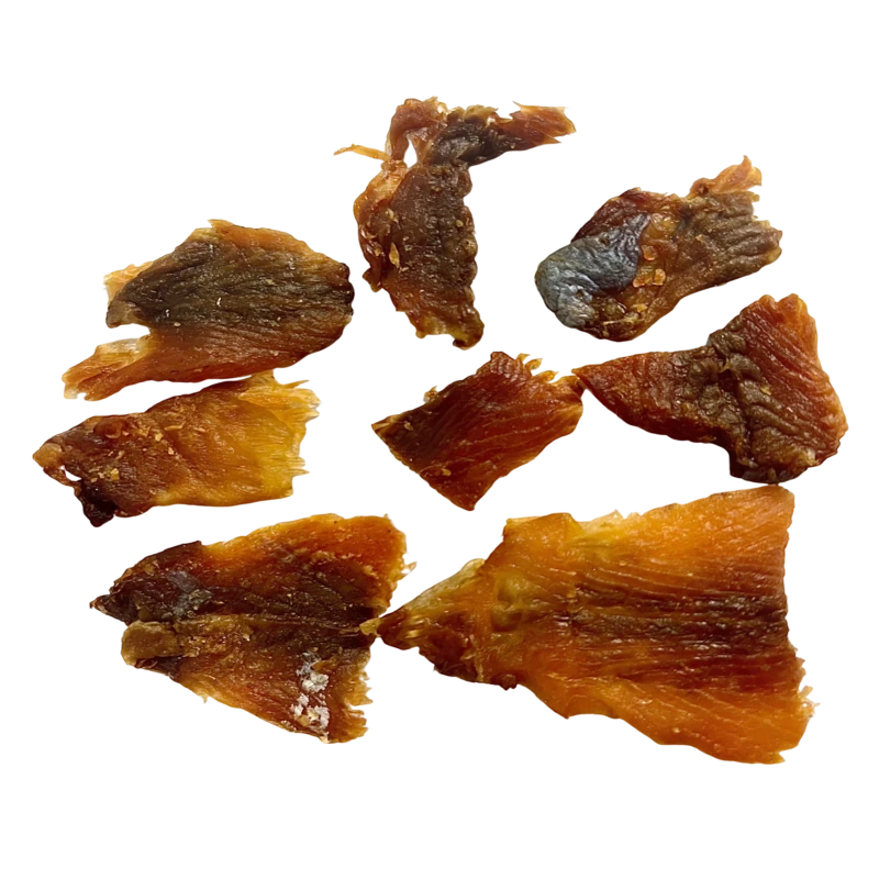 pure chair de saumon et truite chien