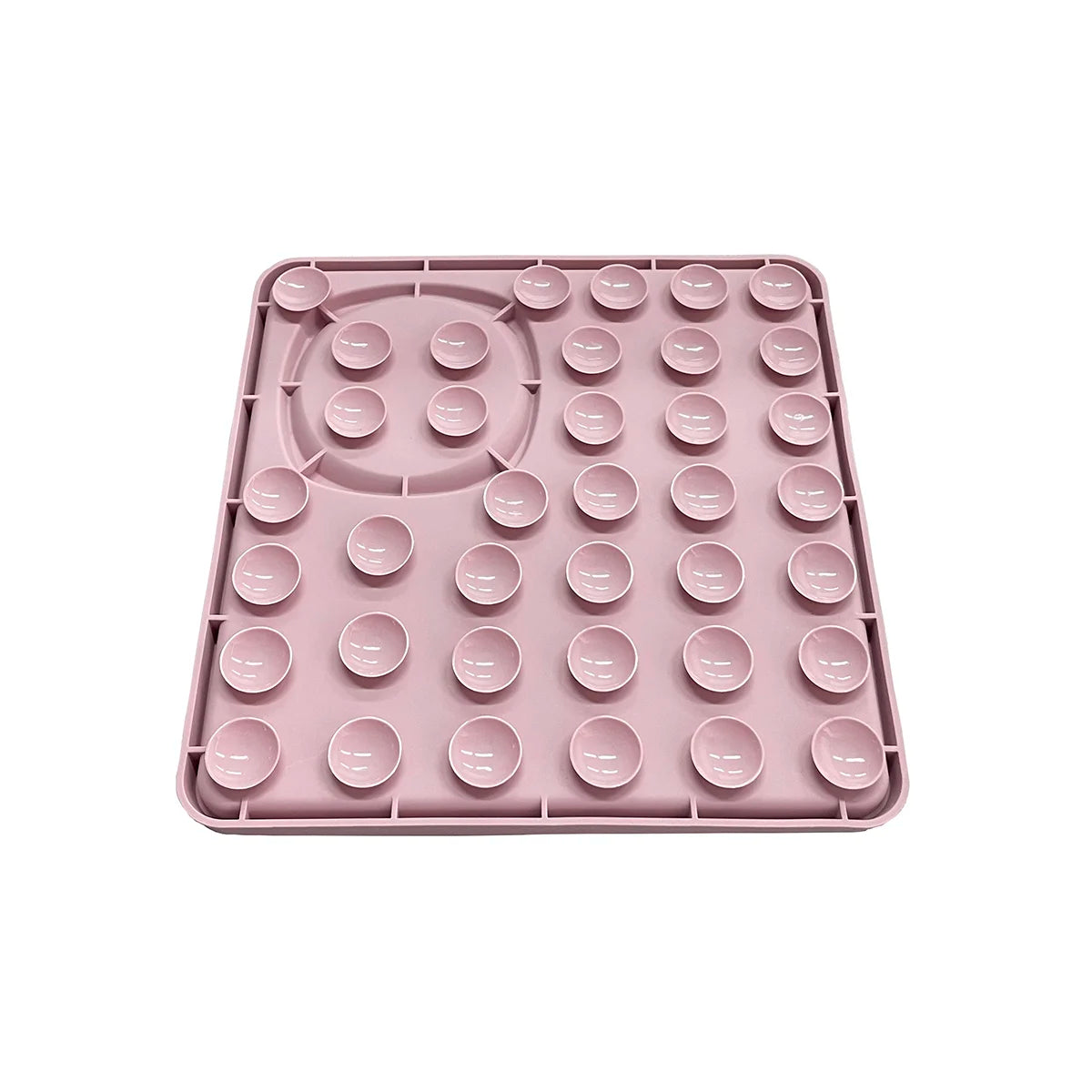 Tapis de léchage pour chien avec ventouses